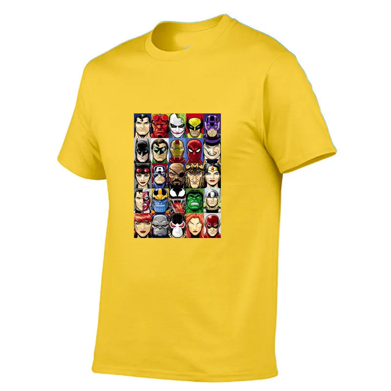 Мужская и женская футболка с короткими рукавами Повседневная хлопковая Футболка