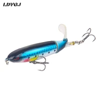 ldvgj fishing lure 10cm14cm 13g15g35g whopper plopper topwater blowups bass bait rotating tail fishing tackle artificial bait