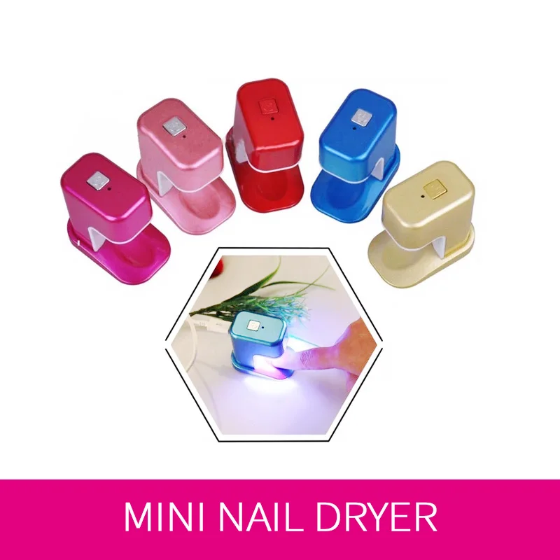 EUSCI 3 Вт мини светодиодная Сушилка для ногтей Портативный одним пальцем