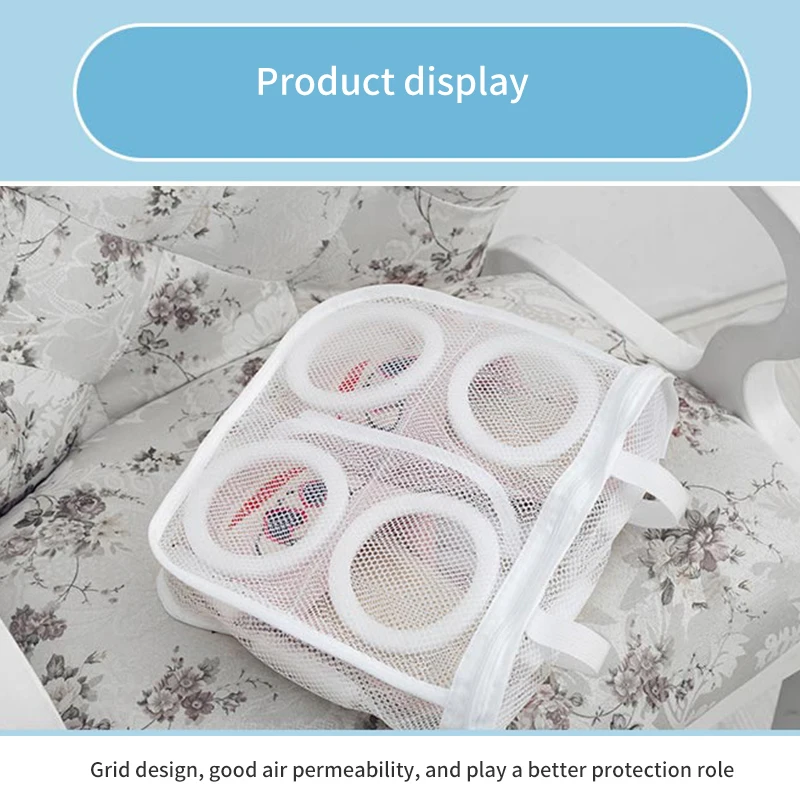 1 шт. нейлоновый стиральный Мешок для обуви Сумочка умывальных принадлежностей