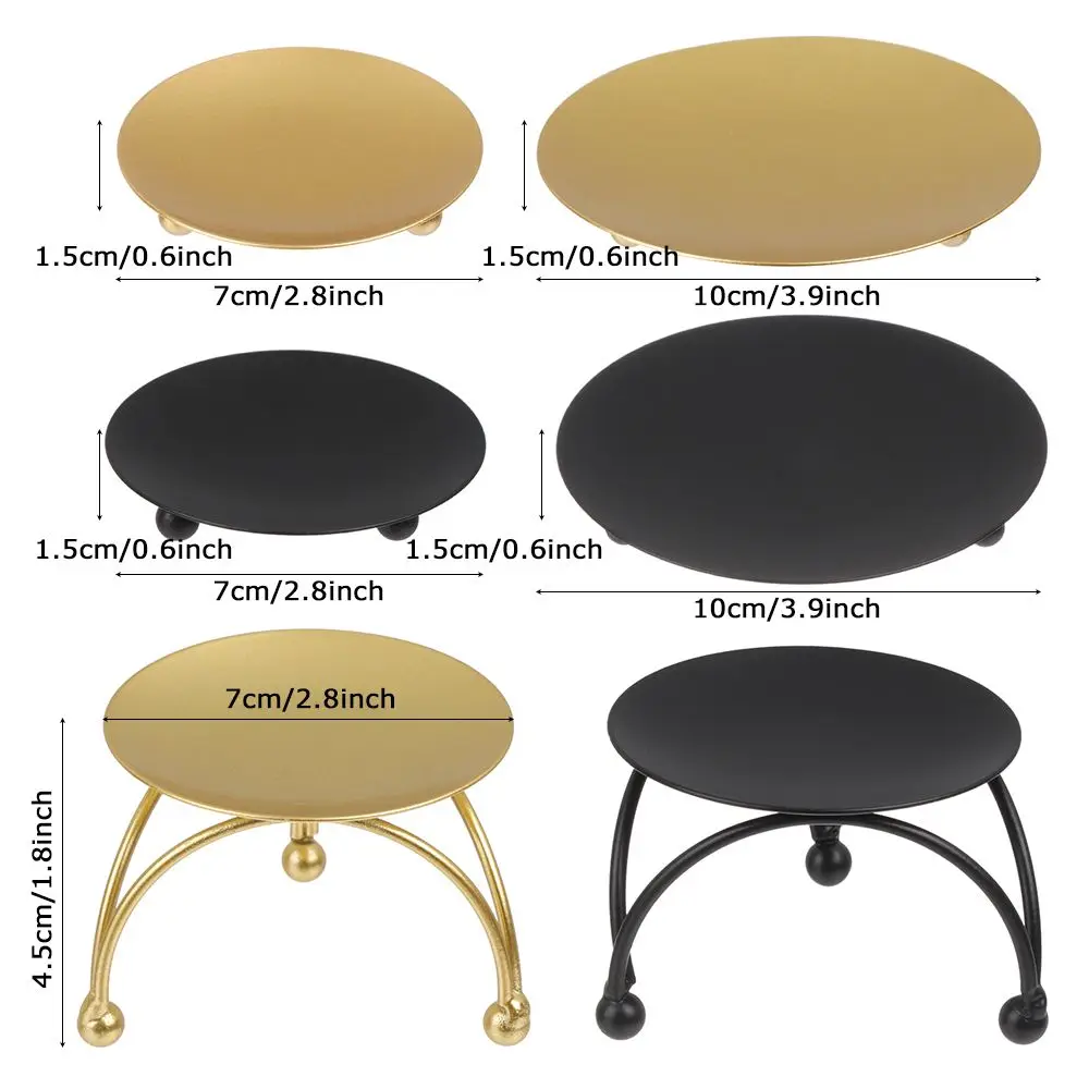 Металлическая пластина в скандинавском стиле железные черные Позолоченные