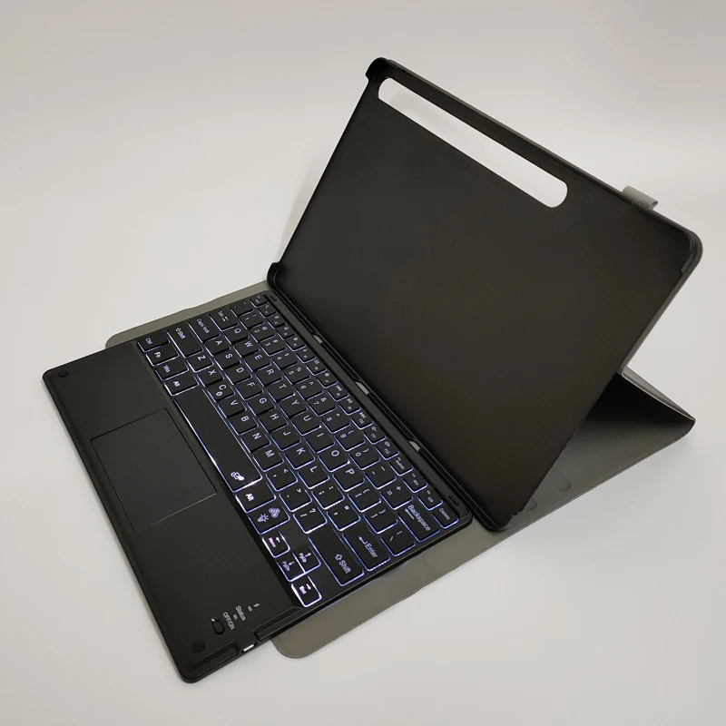 Чехол с Bluetooth клавиатурой и мышью для Samsung Galaxy Tab S7 + 12 4 дюйма T970 T975 чехол планшета