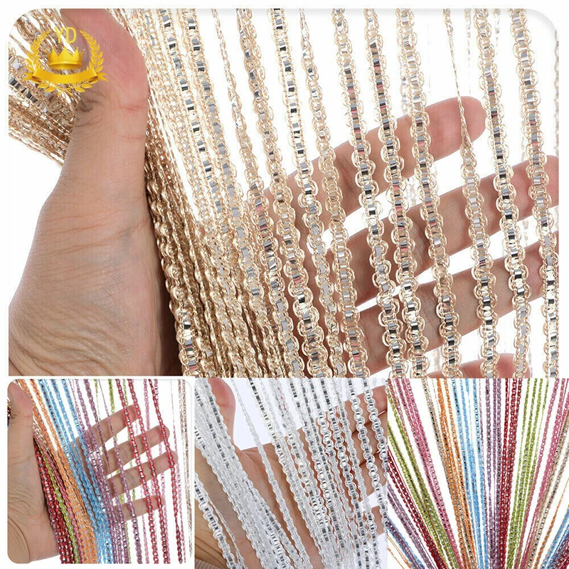 Hot Door and Window Panel Fly Screen Fringe Room Screen Tassel Panel Beaded Curtains Home Decoration