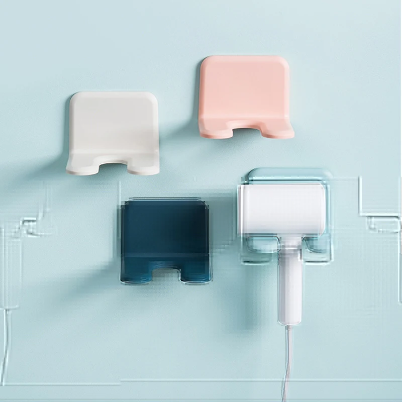 Настенный держатель для фена Пластиковая Полка из ПП хранения корзина душа