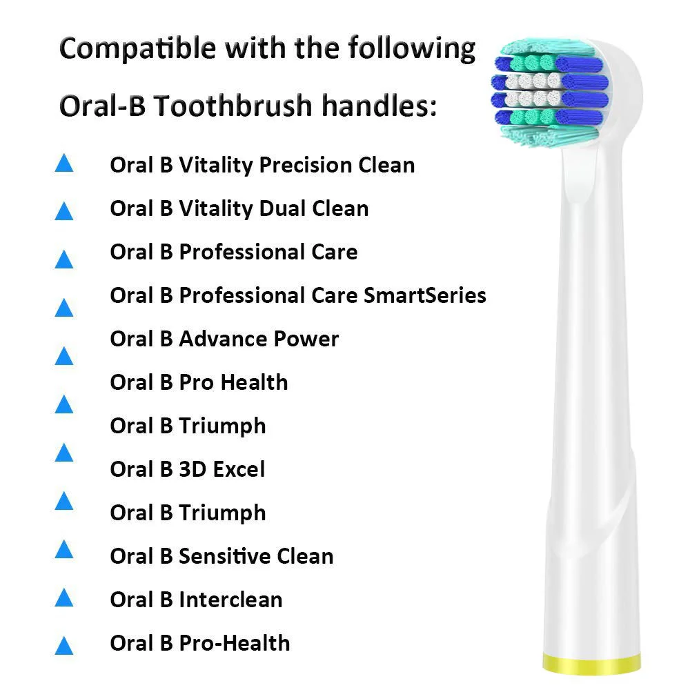 Сменные насадки для щетки Braun oral B D12 D16 D29 D20 D32 OC20 D10513 DB4510k 3744 3709 3757 D19 OC18 D811 D9525 D9511 16 шт