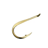 dygygyfz 15pcs gold fish hooks barbed puncture strong hooks fishing gear fish hook