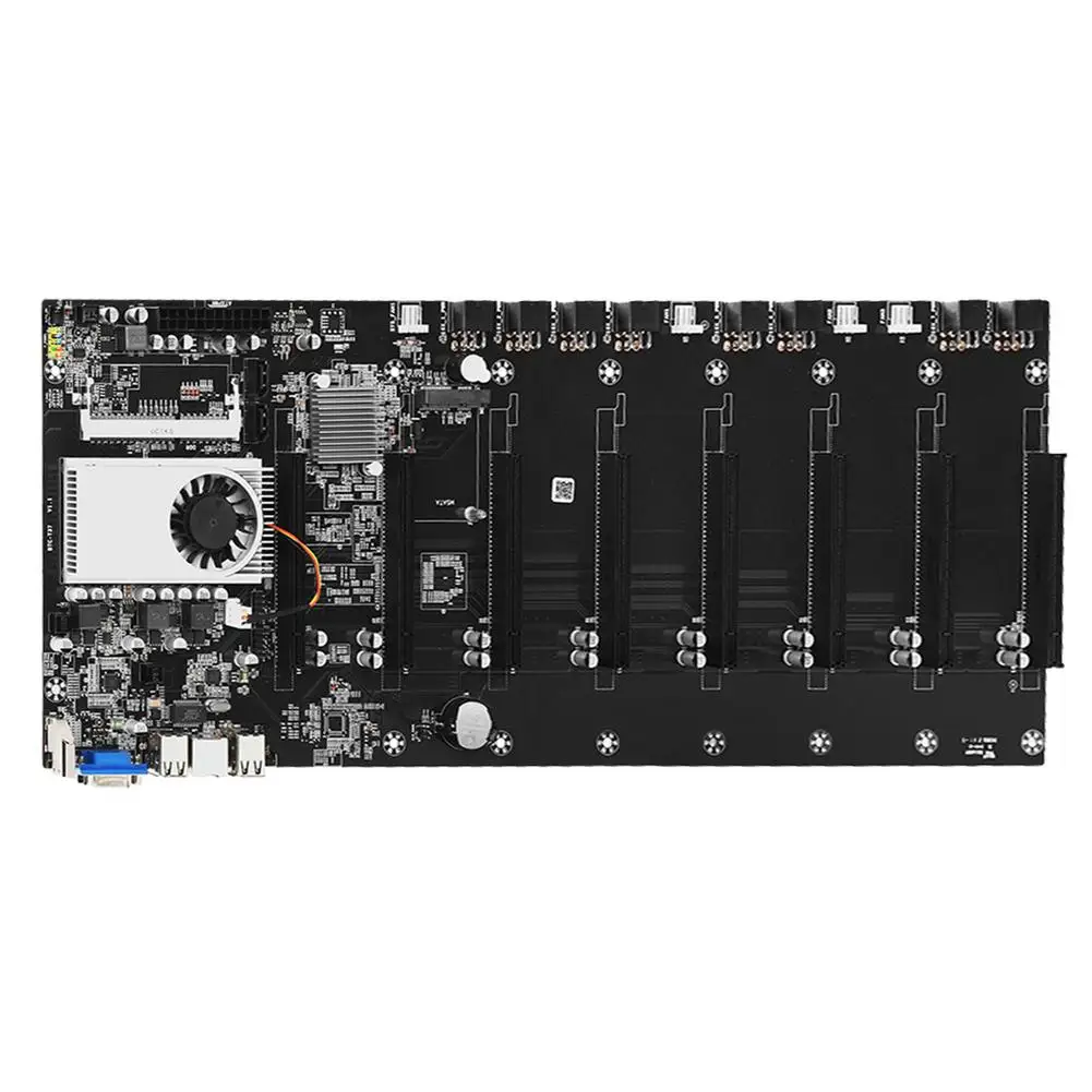 BTC 37 материнская плата для горнодобывающей машины поддержка SODIMM DDR3/DDR3L 1066/1333/1600MHz