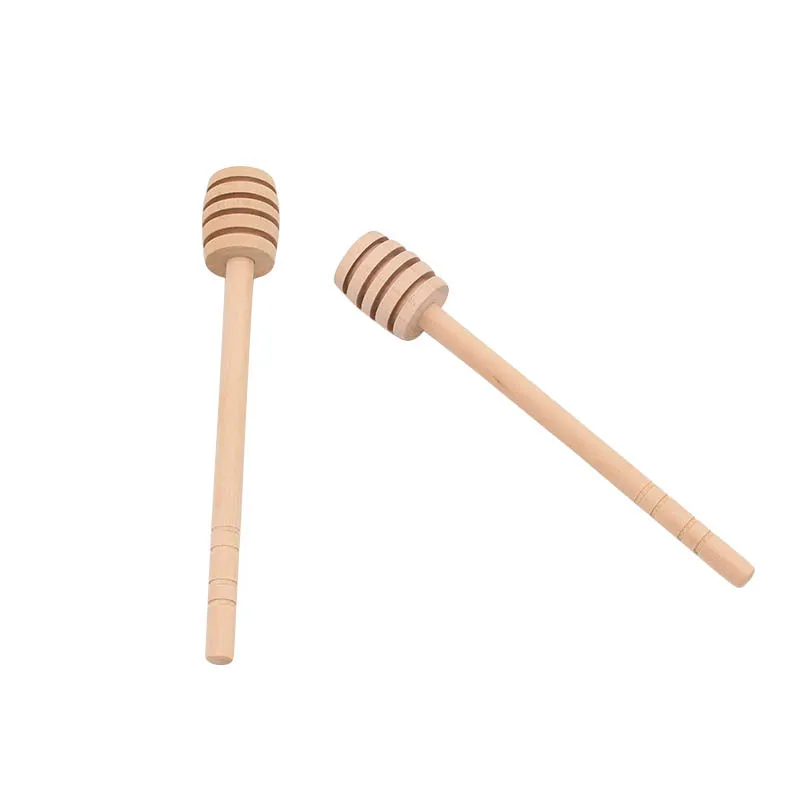 

Wooden Honey Mixing Stick, 8cm Long Handle, Convenient, Jar Spoon Coffee Milk Tea Supplies Kitchen Tool 5pcs / Lot