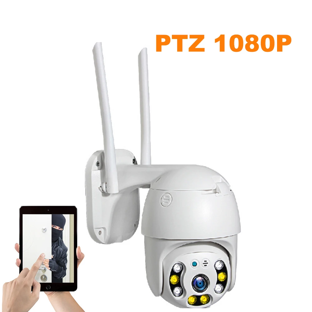 

PTZ Wifi Camera IP Wireless Security Camera Outdoor 1080P Surveillance Camara Audio Onvif 2MP IR Night Vision P2P Icsee