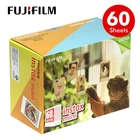 Оригинальный 60 листов Fujifilm Instax mini 9 фильмы белый край 3 дюймов для Фотоаппарат моментальной печати 7 8 11 25 50s 70 90 sp-1 sp-2 фотобумага
