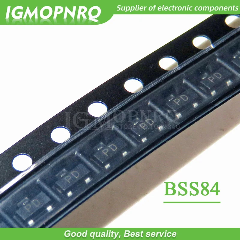 50 шт. BSS84 BSS84LT1G SOT23 P канал полевой транзистор