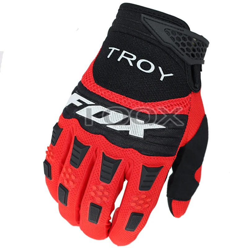 Горячая Распродажа Troy FoxMX Pawtector черные перчатки мотоцикла ATV Езда на велосипеде