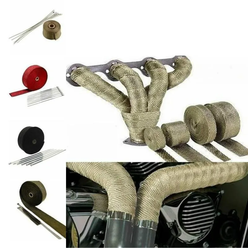 5 м Автомобильный Двигатель Турбо тепловой щит обмотка мотоцикла выхлопная