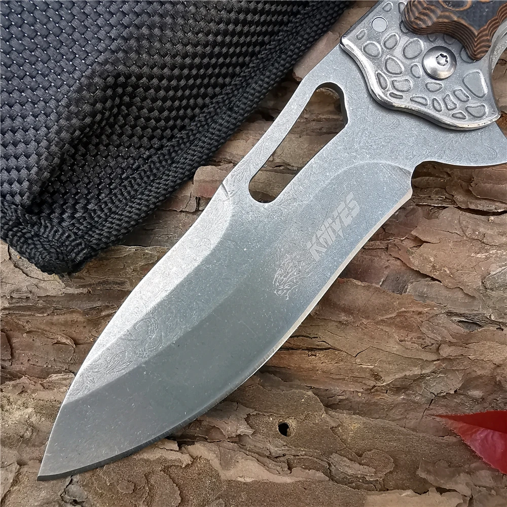 Походный Тактический карманный складной нож 5CR15MOV для кемпинга охоты выживания