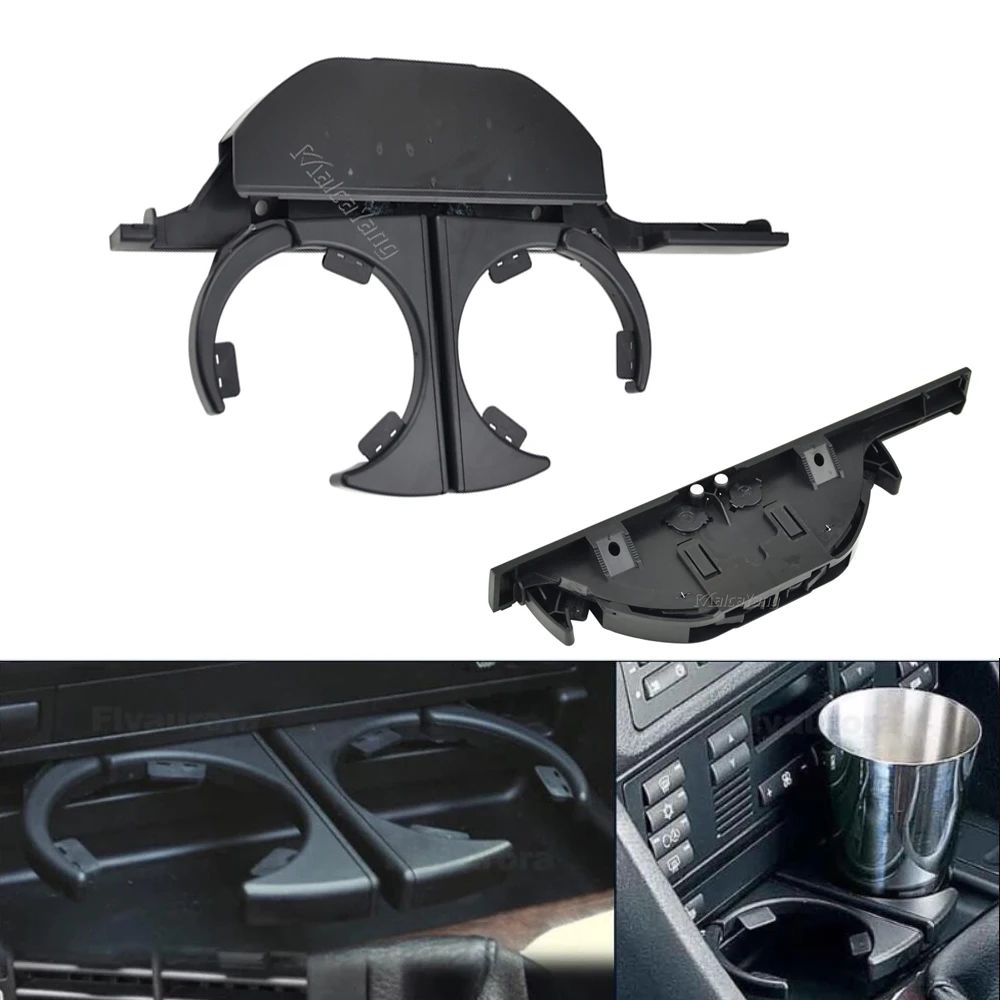 

LHD RHD Portable Retractable Front right Drink Holder Cup Holder For BMW E39 525 528 530 540 M5 1995-2006 Car Accessories