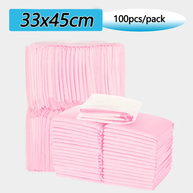 20/40/100 pcs Baby Nursing Pad Disposable Diaper Paper Mat for Adult Child baby Absorbent Waterproof Diaper  Changing Mat images - 6
