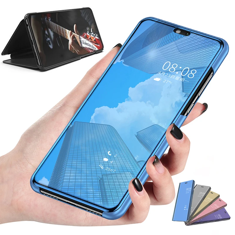 Умный зеркальный чехол для Samsung Galaxy A30s a10s a20s a40s a50s a70s a20e чехол-книжка Samsun m30s a 30s 50s 20s