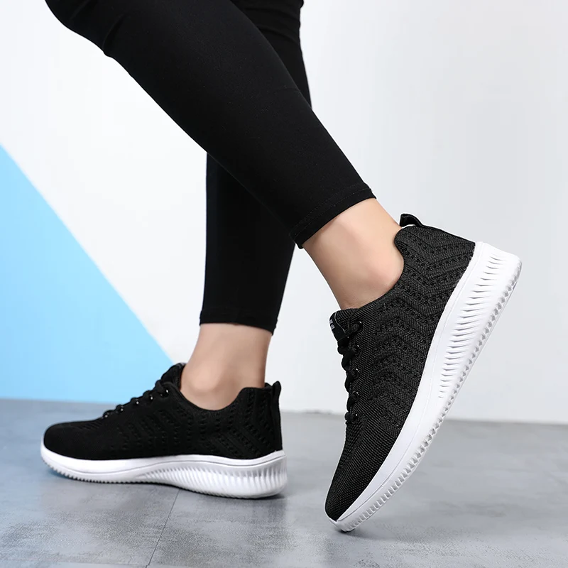 Женские кроссовки Баскетбольная обувь Tenis Feminino Zapatos De Mujer Черные на платформе