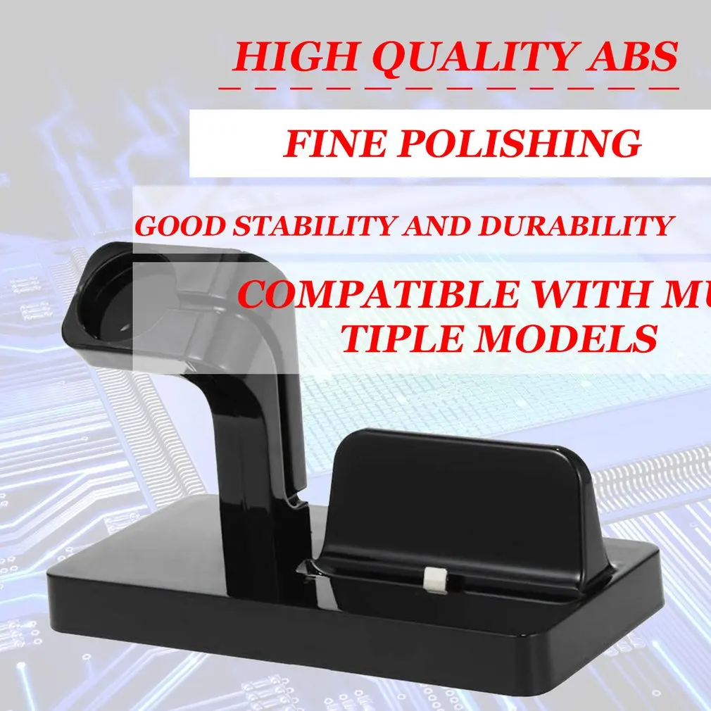

Portable 2 in 1 Charging Dock For Apple Charger Holder For iWatch For iPhone 7/6/5 Phone Watch Bracket For Apple Series Hot Sale
