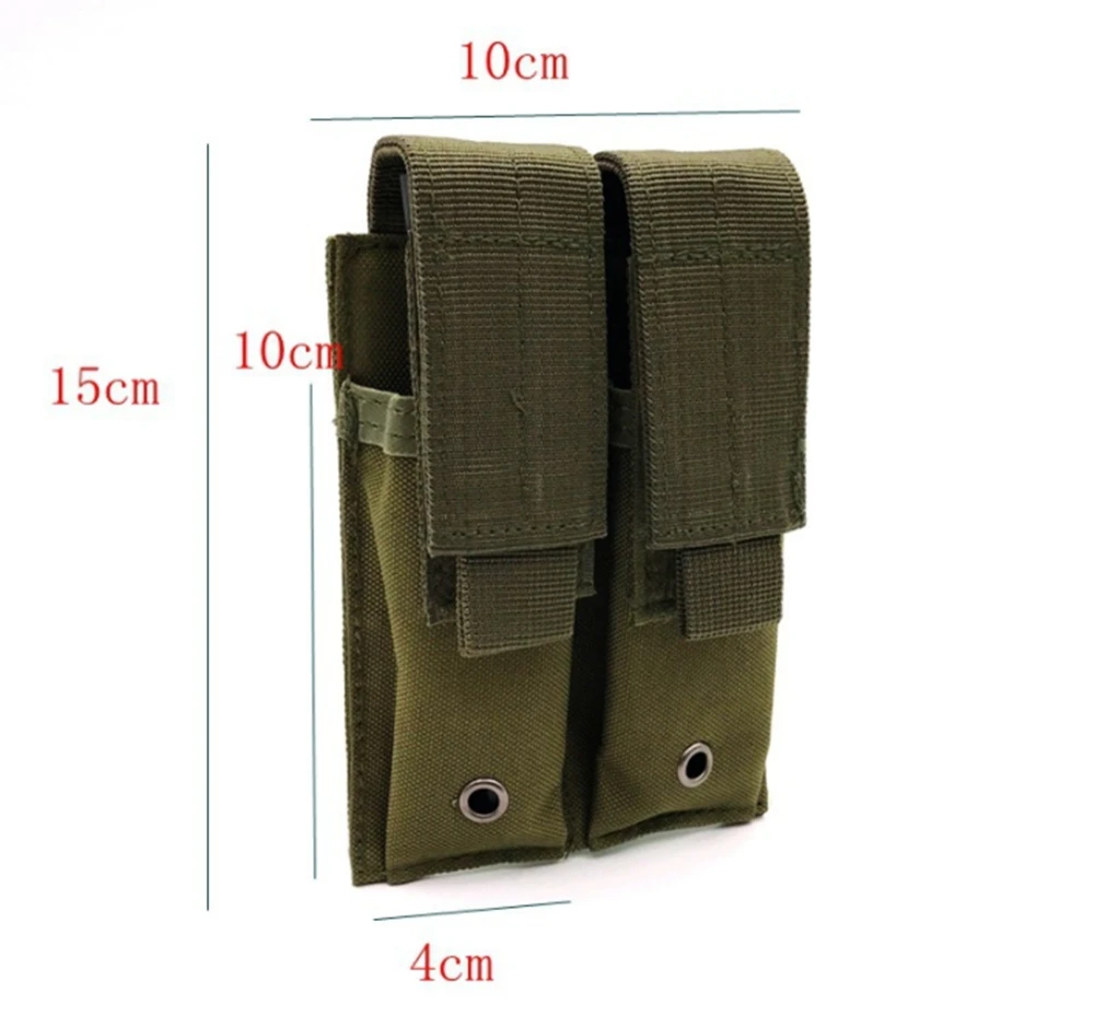 Тактический Двойной Молл пояс 9 мм маг Чехол для фонарика на открытом воздухе