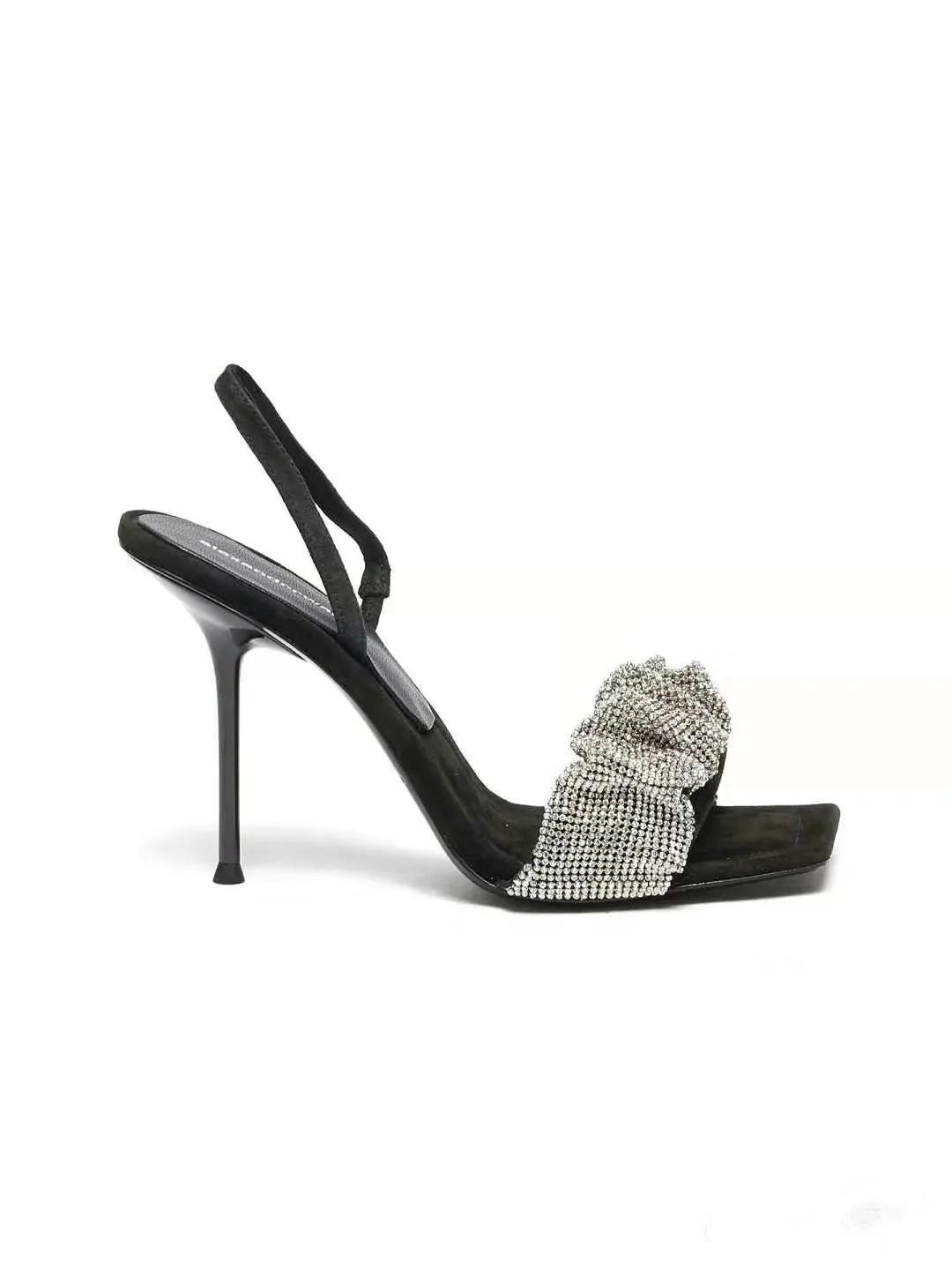

Female Sandal Comfort Shoes for Women High Heels Buckle Strap Square Toe Girls 2021 Spring Beige High-heeled Fashion Stiletto
