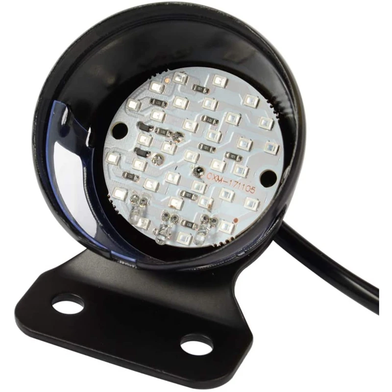 

Side Mount License Plate Holder Curved Bracket LED Tail Light for Bobber Chopper Yamaha Kawasaki Honda Suzuki