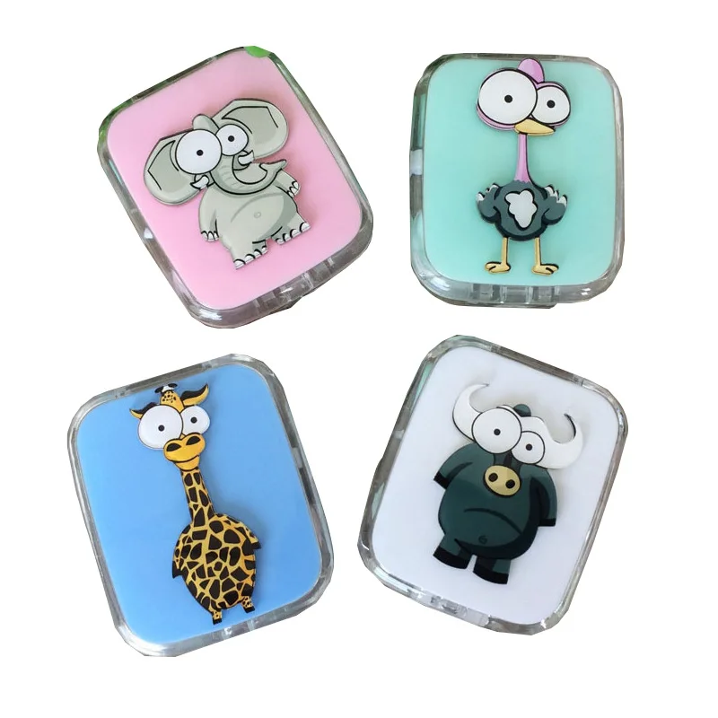 Портативный чехол с изображением Милого Животного жирафа и зеркальными
