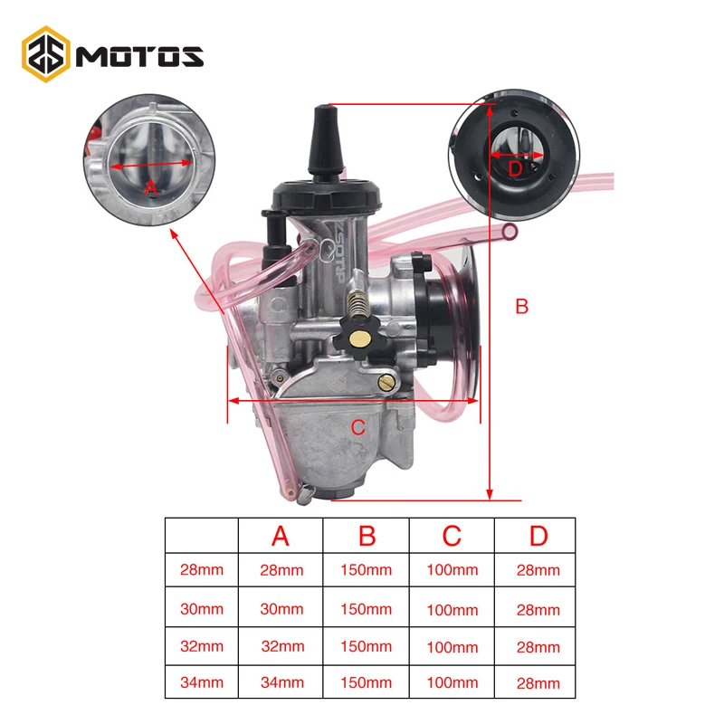 ZS MOTOS универсальный KSR 28/30/32/34 карбюратор KSR 28 мм 30 мм 32 мм 34 мм Carbs Evolution Kit EVO Carb для HONDA YAMAHA KTM