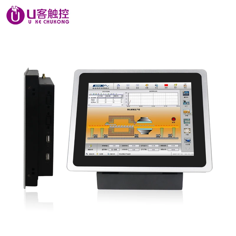 Заводской высококачественный 15-дюймовый процессор Corei3Ram 4G SSD 128 ГБ передний