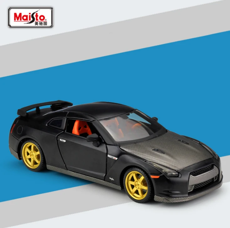 Масштаб 1:24 Maisto 2009 Nissan GTR Skyline GT-R Супер спортивный автомобиль turbo R35 гоночный купе
