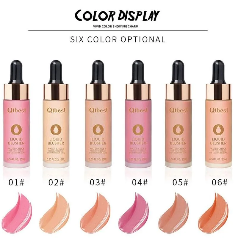 Профессиональная жидкая Румяна для макияжа лица рубор палитра облачная краска