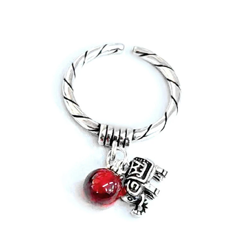 Оптовая продажа партия регулируемых колец в виде маленького милого слона с