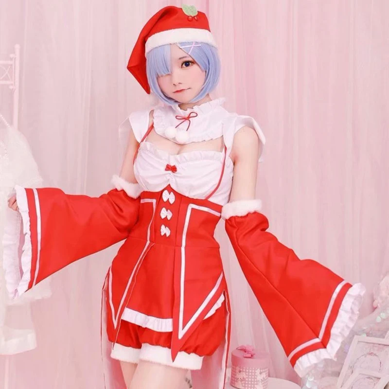 Женский костюм на Хэллоуин аниме Re:Life In A Different World From Zero косплей Рем и Рам