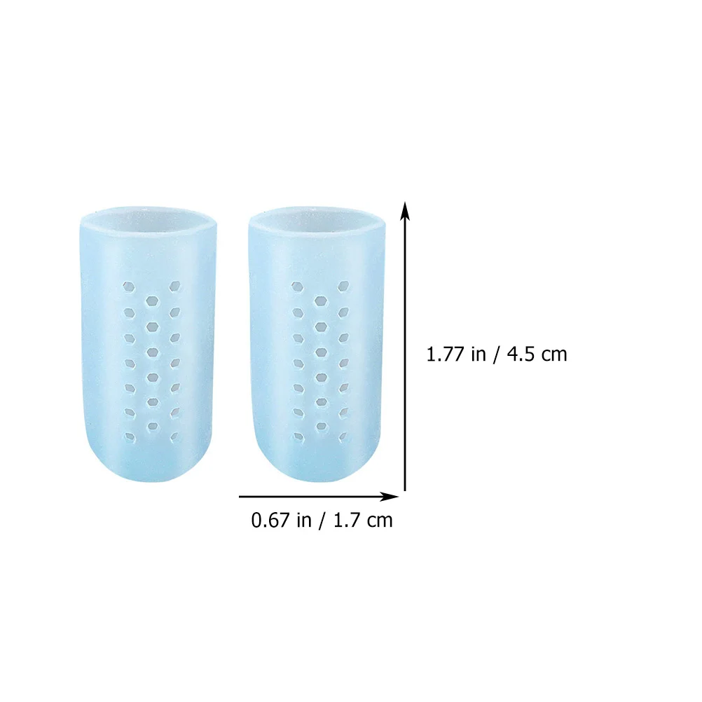 

8Pcs Practical Toe Cover Big Toe Sleeve with Hole Wear-resistant Toe Cover
