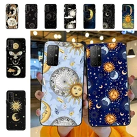 funny sun moon face phone case for huawei honor 10 i 8x c 5a 20 9 10 30 lite pro voew 10 20 v30