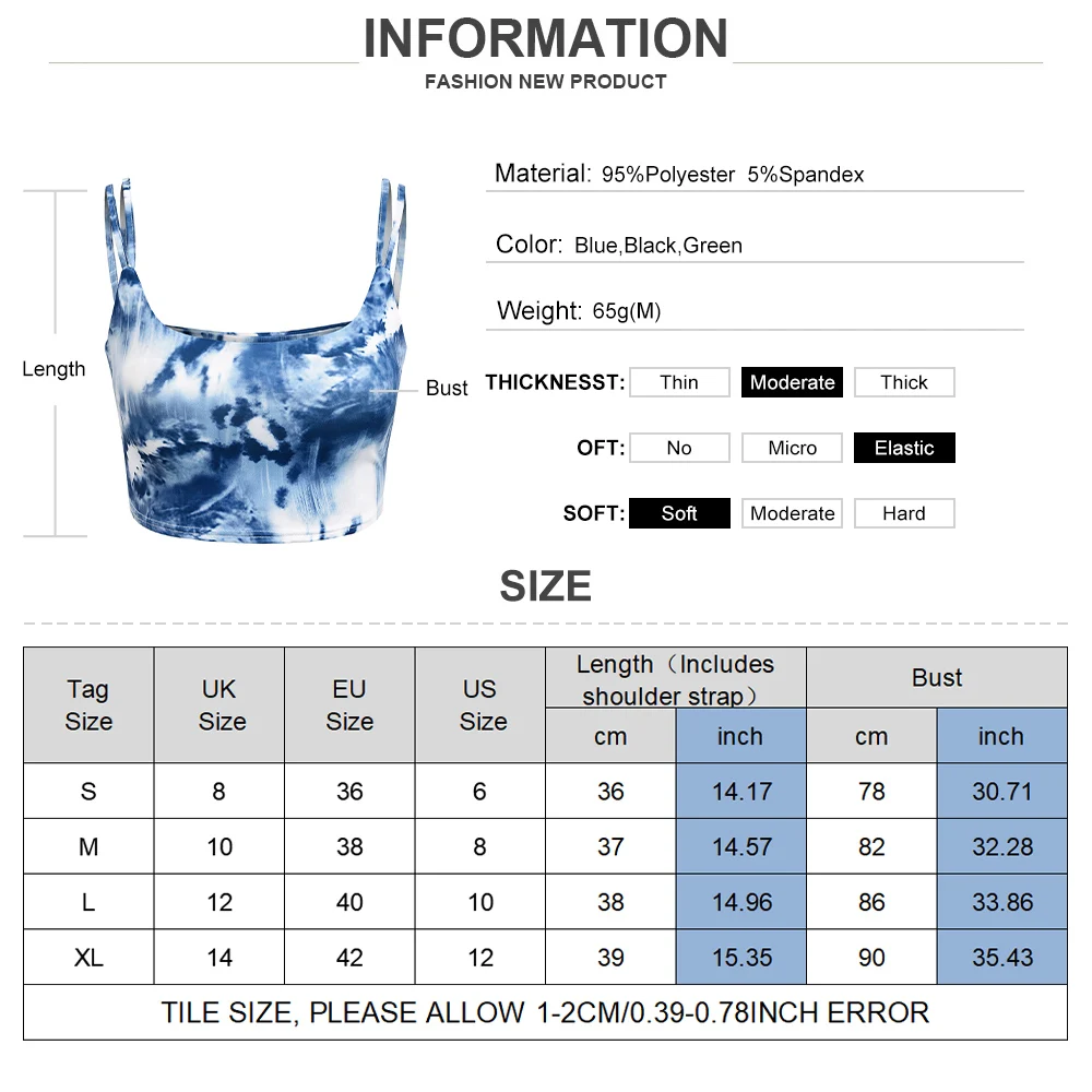 

Sexy Ladies Tie Dye Tank Tops Womens Casual Print Vests Knitted Spaghetti Strap Slim Streetwear Summer Female Crop Tops D30