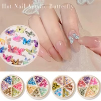 3d simulation butterfly resin nail art decorations summer butterflies acrylic nail polish ornaments manicure decals accessories