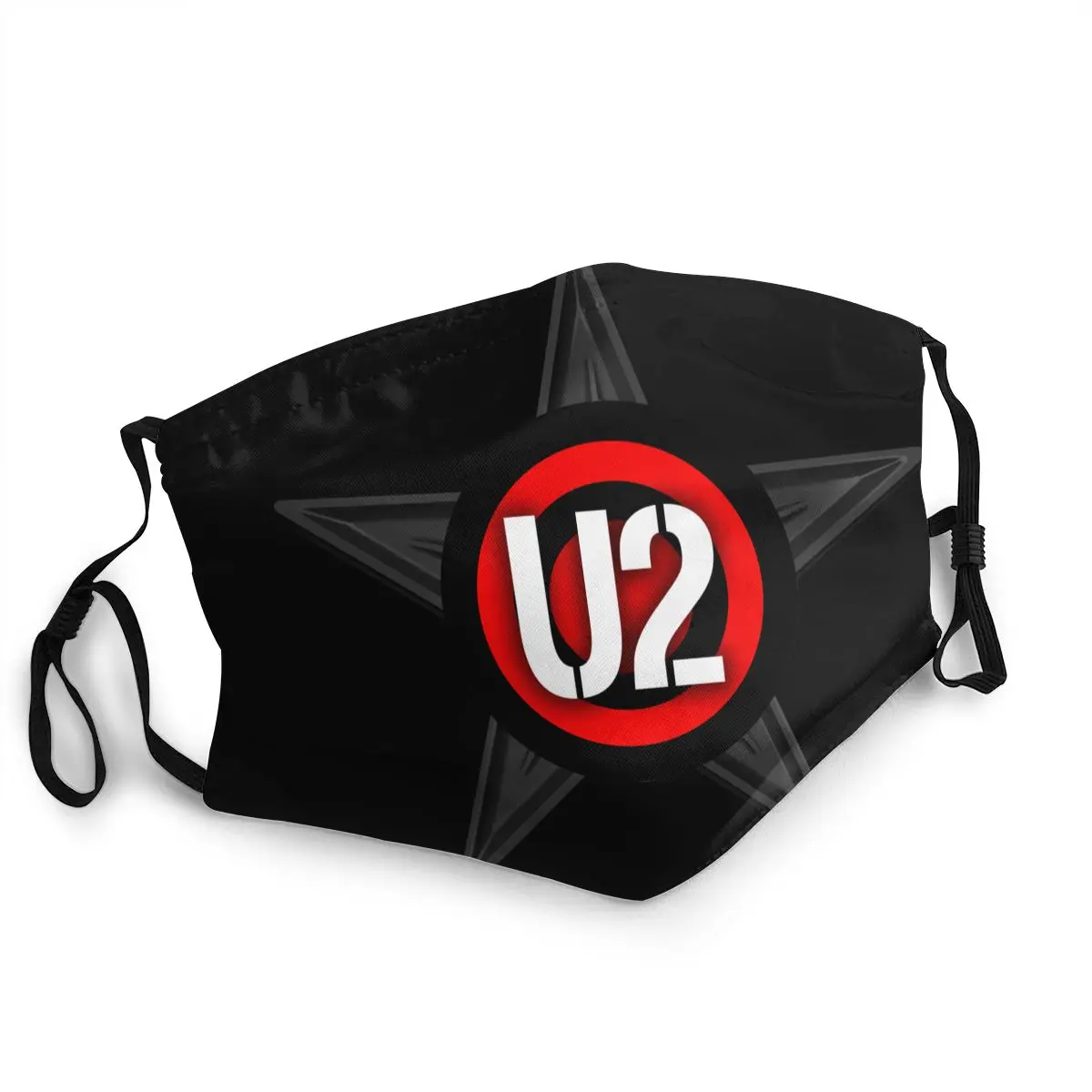 

Camiseta Blusa U2 Banda Rock Musica Logo Estrela Banda Pattern masks, reusable masks, anti-fog and dust masks