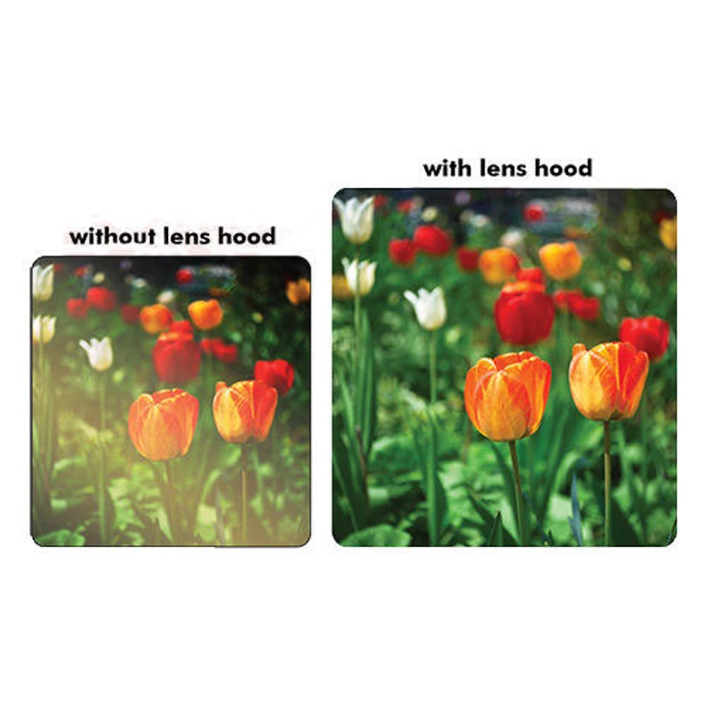 58 мм фотографический антибликовый винтовой крепежный стабилизатор лепестков