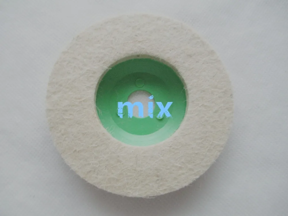 

Fixmee 3pcs 4 Inch 100mm Wool Polishing Pads Buffing Angle Grinder Wheel Felt Polishing Disc Pad Set