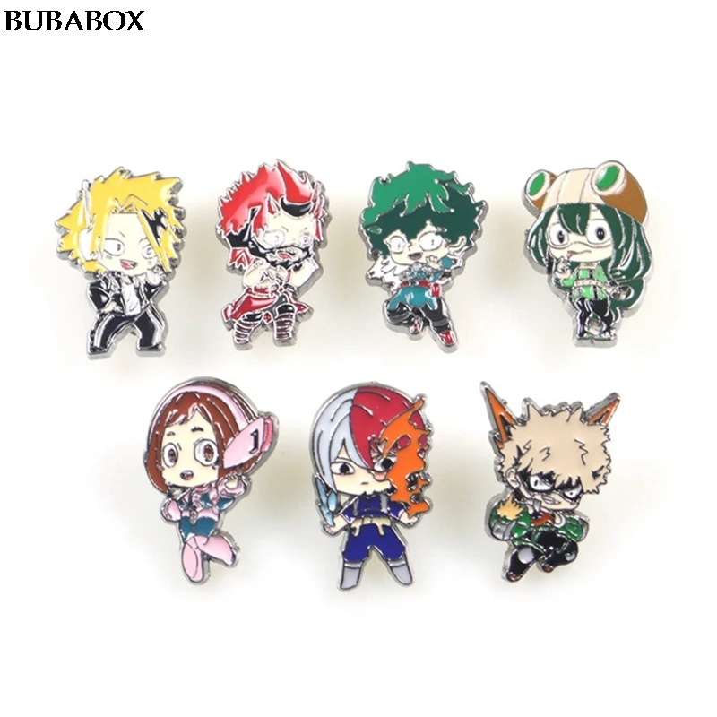 Брошь моя геройская Академия косплей искусственная брошь Midoriya Izuku Bakugo Katsuki сплав