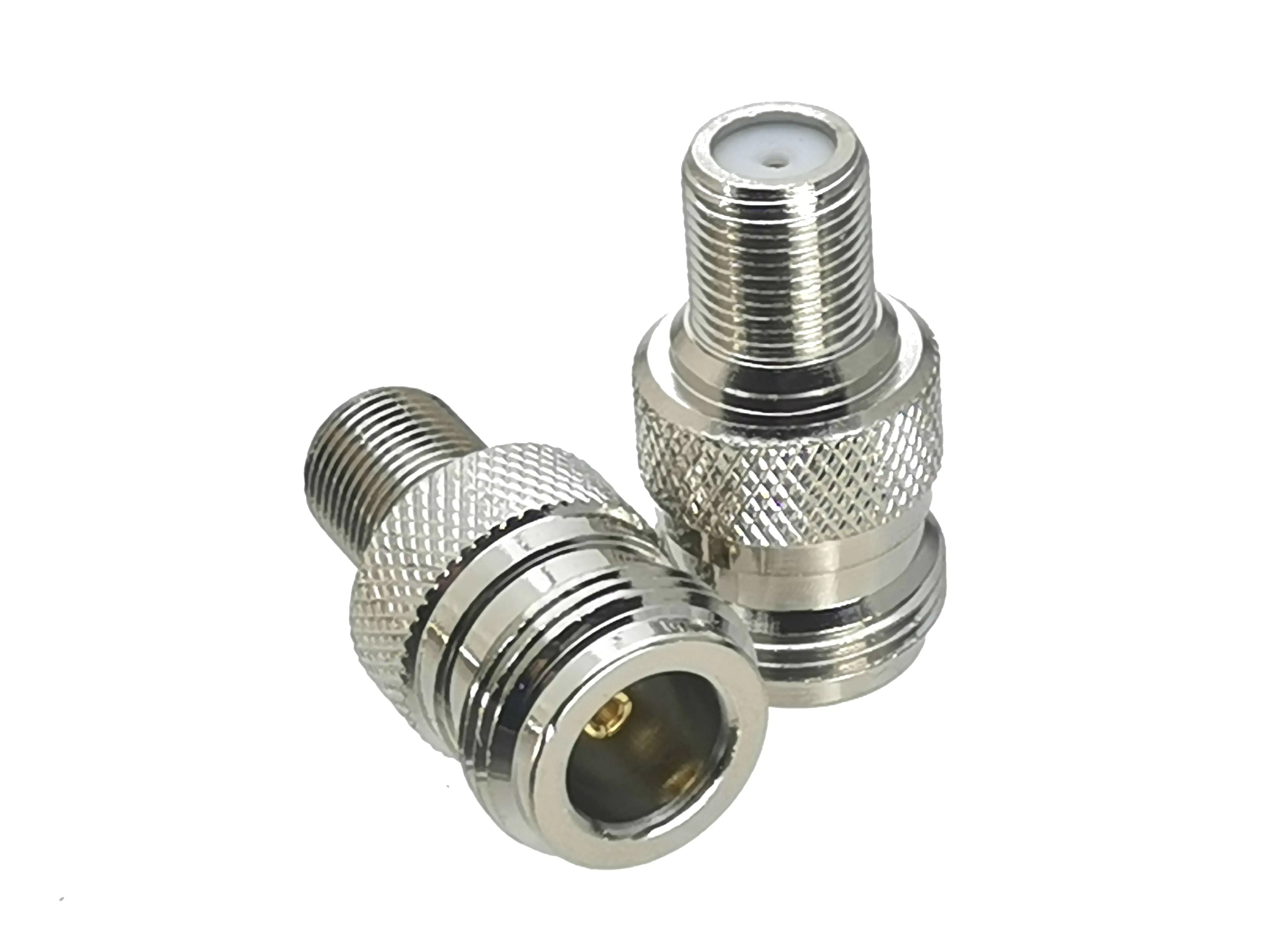 

1Pcs N Female Jack to F TV Female Jack RF Adapter Connector Coaxial High Quanlity Brass 50ohm