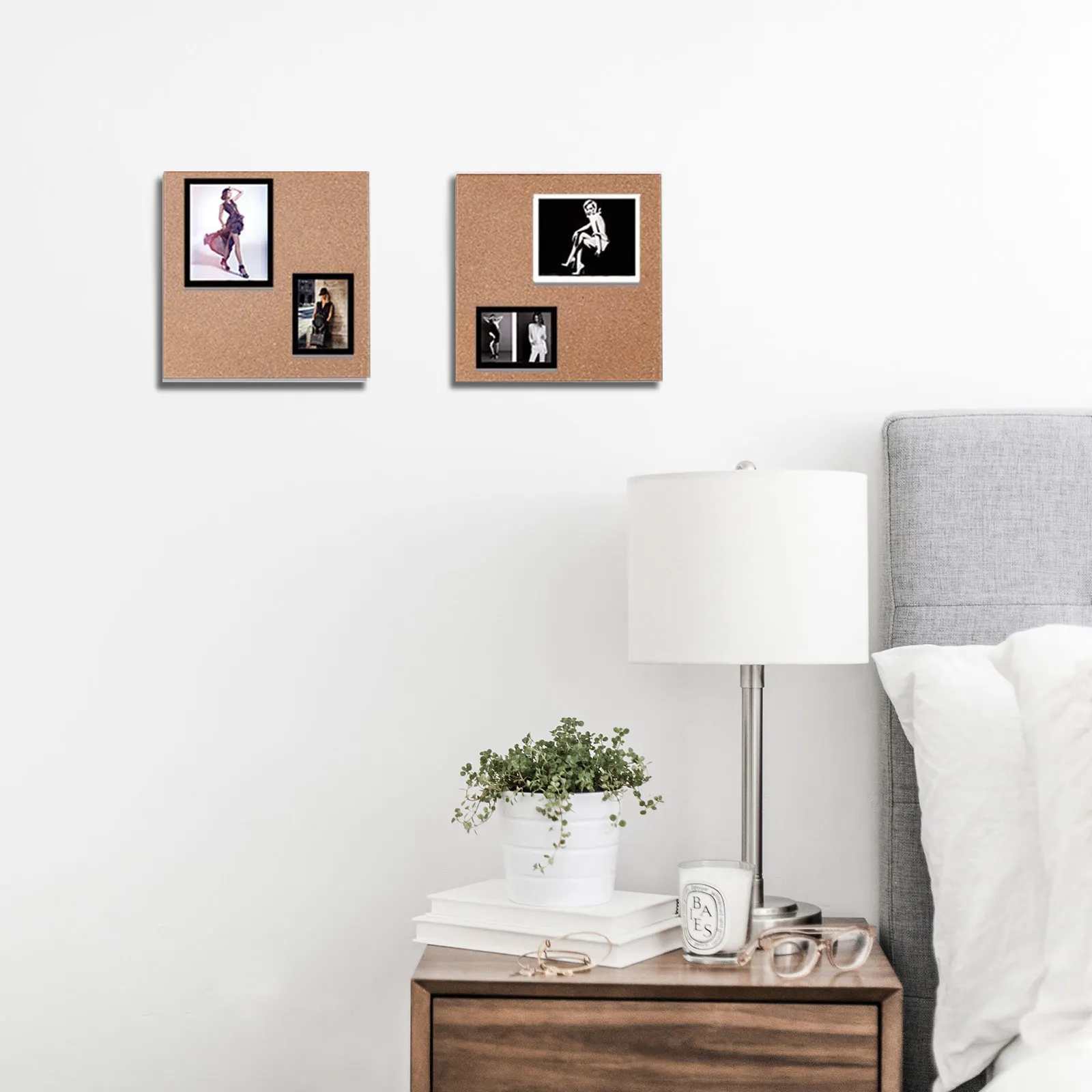 Self-Adhesive Cork Board Tiles Office Home Wood Photo Background Stickers Wall Message Drawing Bulletin Boards | Канцтовары для