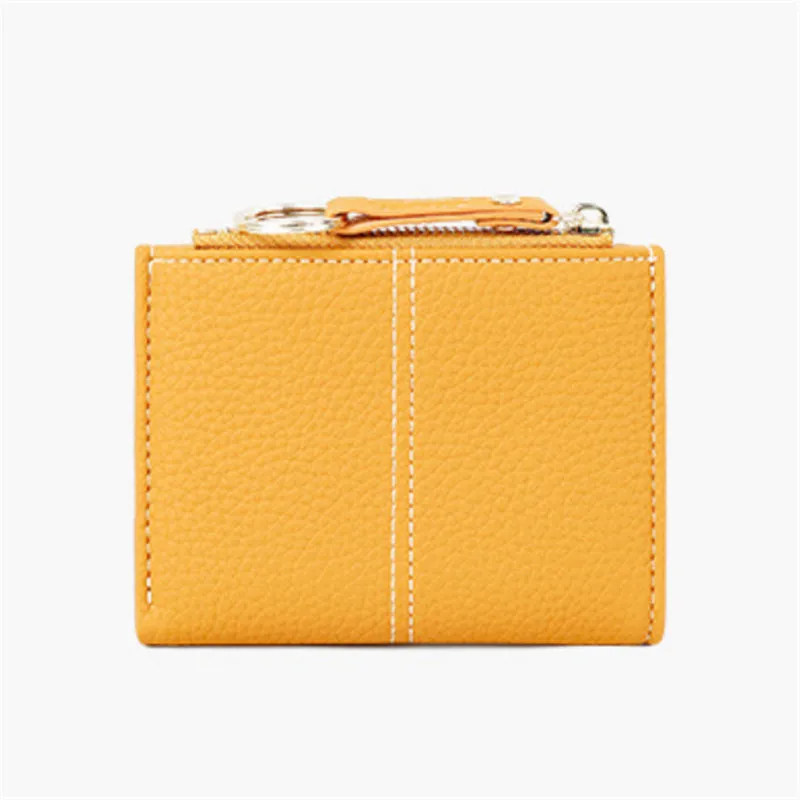 Женский кошелек для монет с несколькими картами в Корейском стиле однотонный