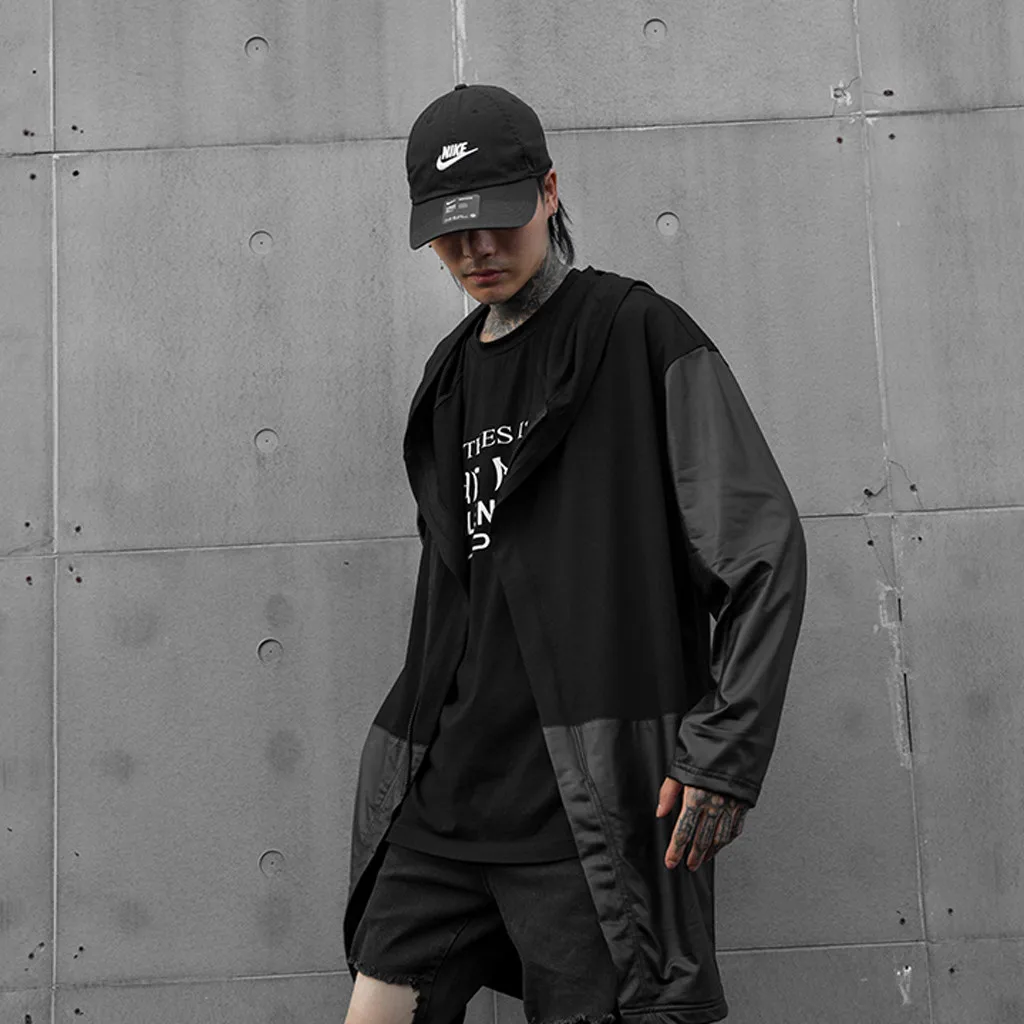 Мужская Спортивная повседневная одежда на молнии модная мужская толстовка в