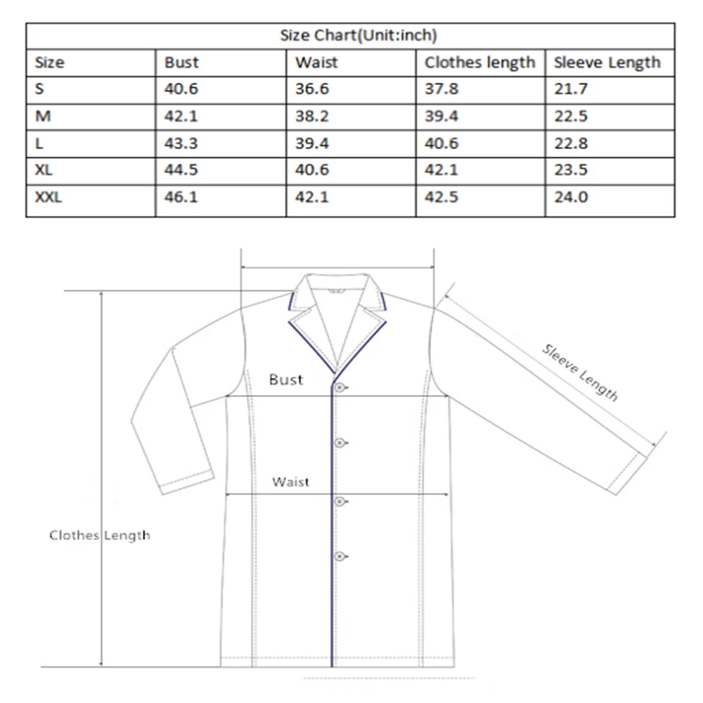 Белое лабораторное пальто для женщин униформа профессиональных врачей