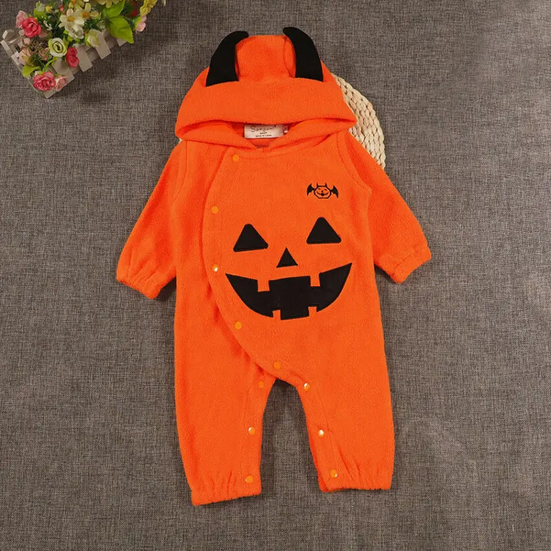 Комбинезон на Хэллоуин комбинезон для новорожденных маленьких мальчиков и