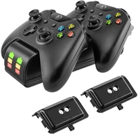 xbox oneone xone s controller charger dual slot high speed dockingcharging station with 2x2200mah rechargeable battery packs
