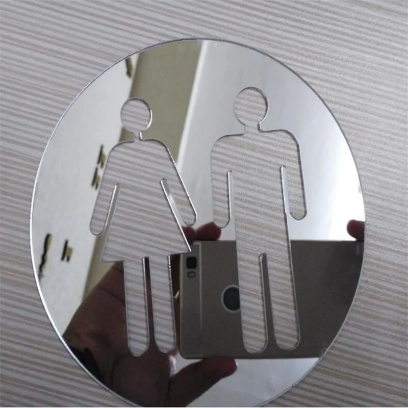 3 шт./компл. горячей акриловый 3D зеркало резные наклейки на стену декоративные