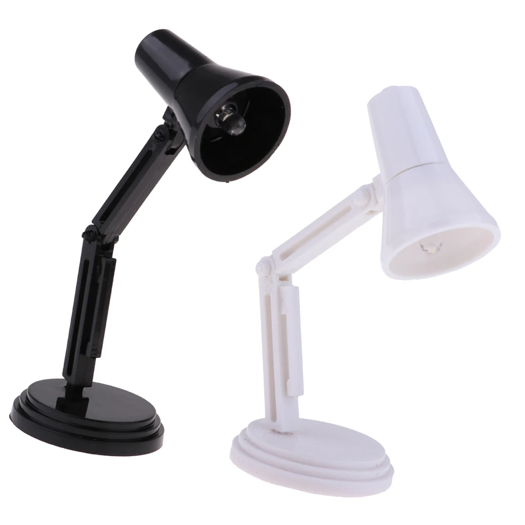 Настольная лампа в масштабе 1:6 для кукольного домика светодиодная настольная